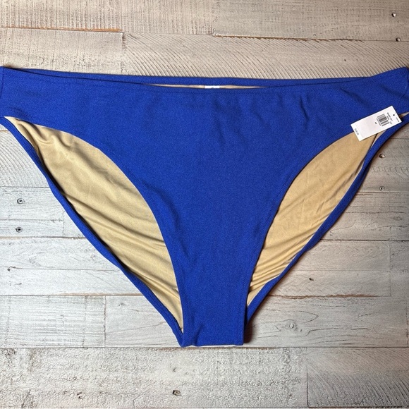 Old Navy Blue Size 4xl Classic Terry fabric Bikini Swim Bottom - Picture 13 of 15
